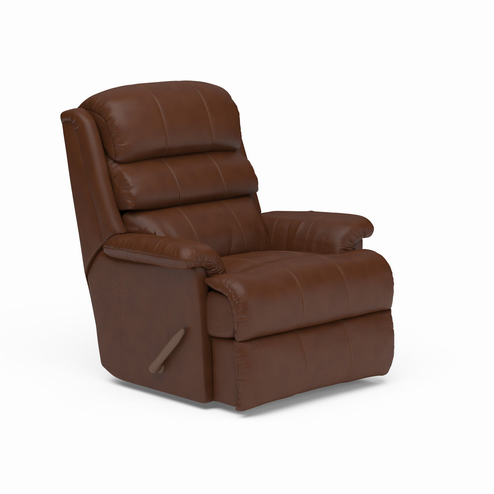 Yukon Leather Recliner Dark Brown