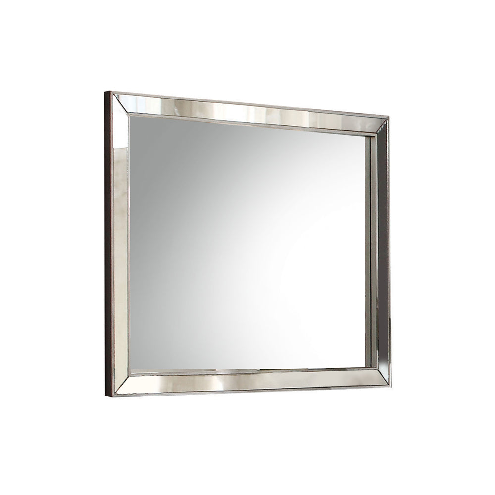 Voeville II Mirror in Platinum Finish