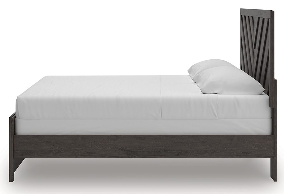 Prendonea - King Panel Bed - Charcoal by Ashley Furniture product image