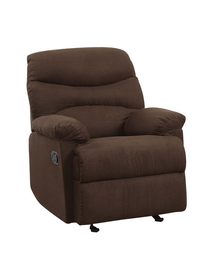 Arcadia - Micro Motion Glider Recliner - Chocolate