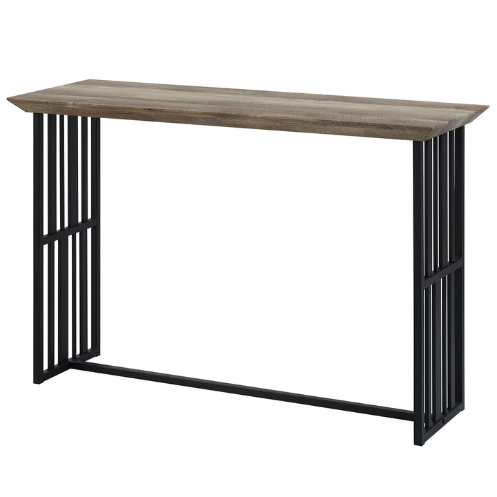 Zudora - Sofa Table - Black / Oak
