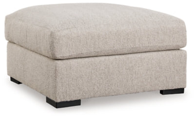 Ballyton Oversized Accent Ottoman - Beige - Beige