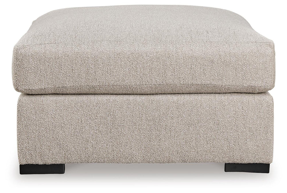 Ballyton Oversized Accent Ottoman - Beige (3)