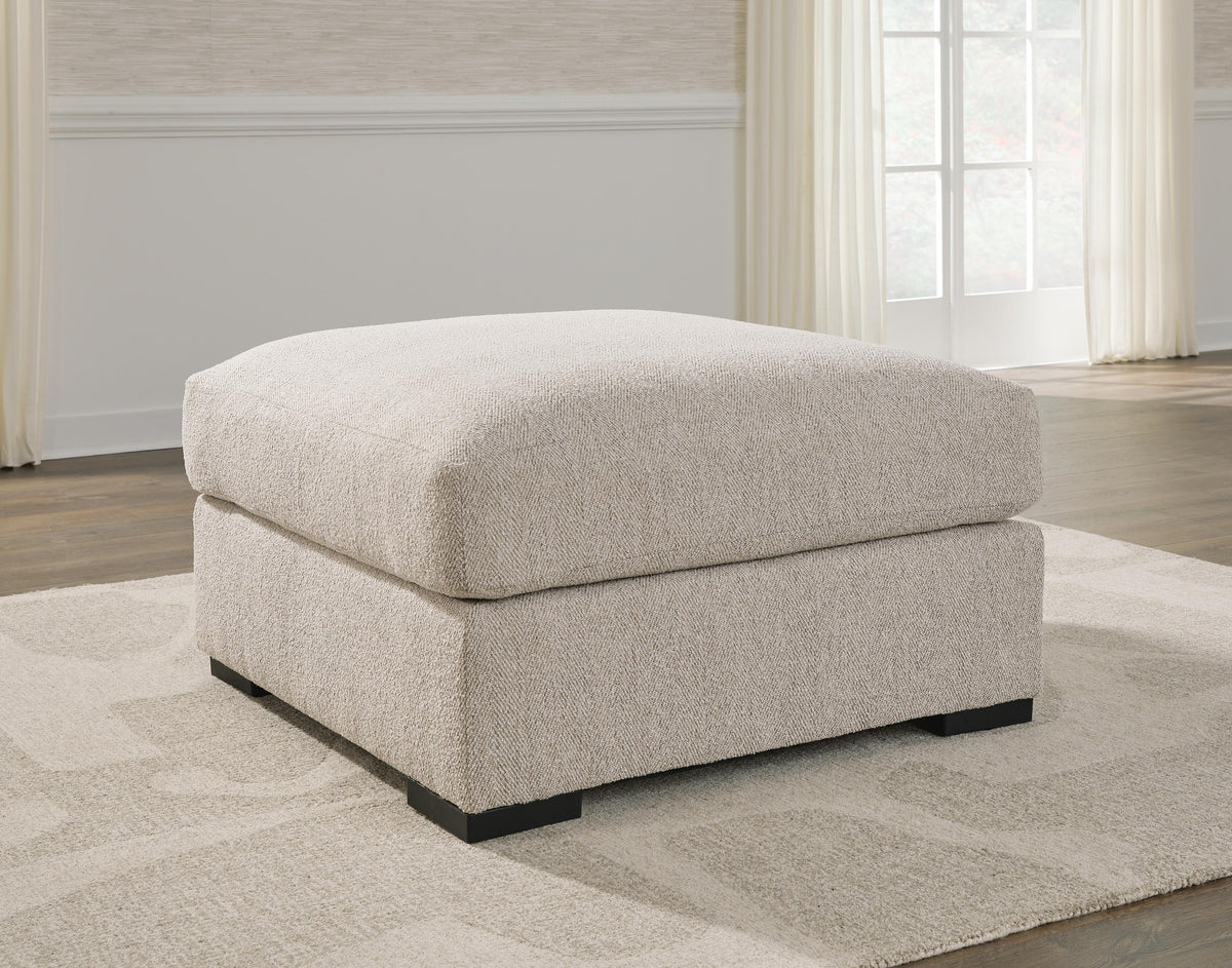Ballyton Oversized Accent Ottoman - Beige (2)