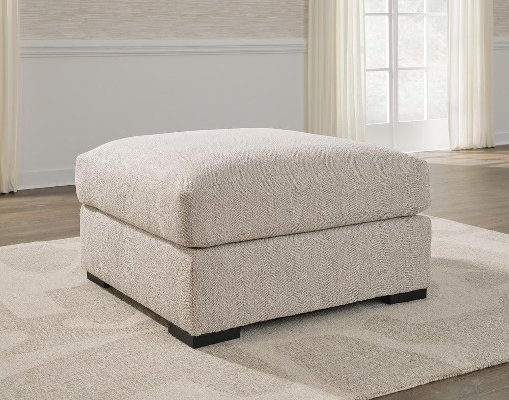 Ballyton Oversized Accent Ottoman - Beige (2)