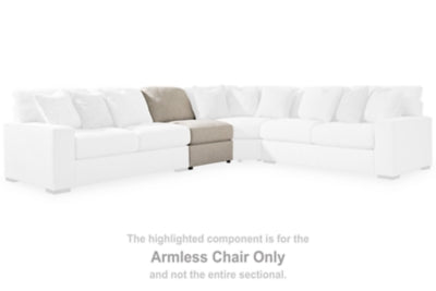 Ballyton Armless Chair - Beige