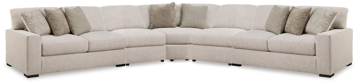 Ballyton 5-Piece Sectional - Beige (1)