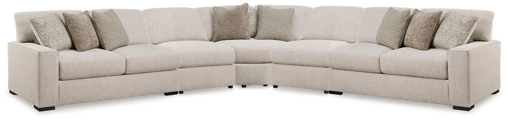 Ballyton 5-Piece Sectional - Beige (1)