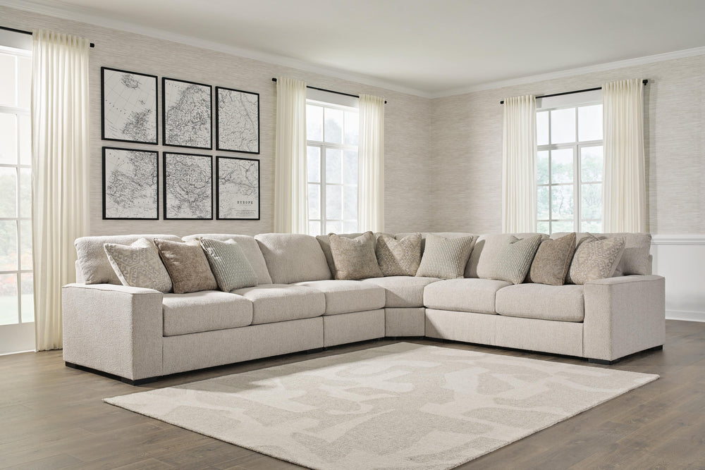 Ballyton 4-Piece Sectional - Beige (2)