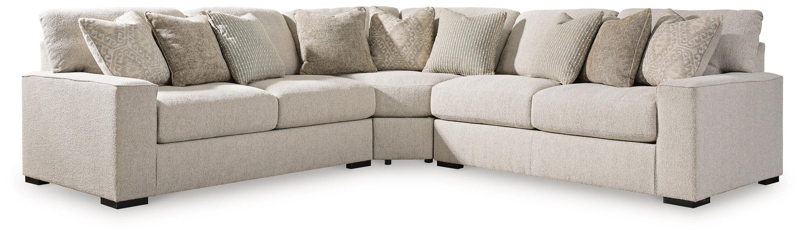 Ballyton 3-Piece Sectional - Beige (1)