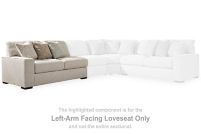 Ballyton Left-Arm Facing Loveseat - Beige