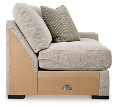 Ballyton Right-Arm Facing Loveseat - Beige