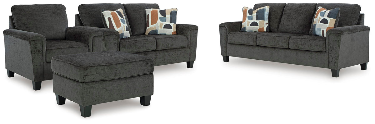 Erinslane Sofa, Loveseat, Chair and Ottoman (1)