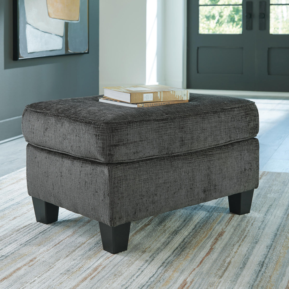 Erinslane Ottoman - Black (2)