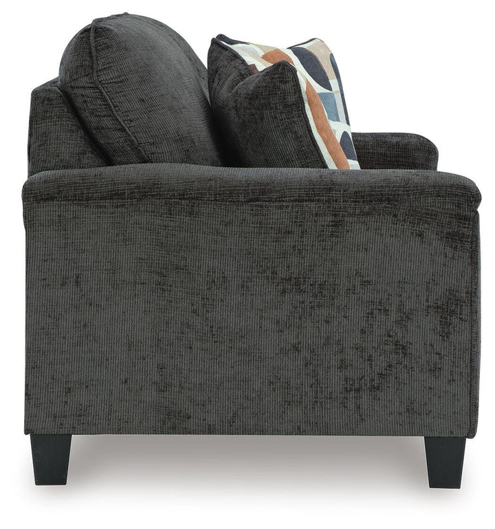 Erinslane Loveseat - Black (4)