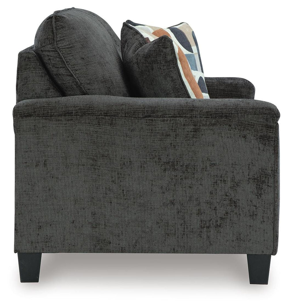 Erinslane Loveseat - Black (4)