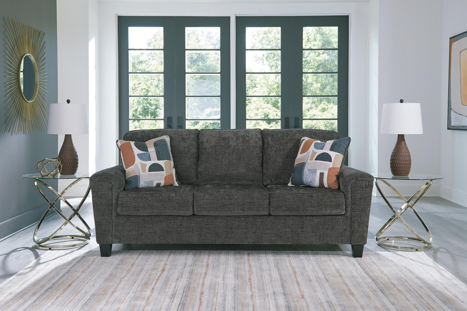 Erinslane Sofa - Black (2)