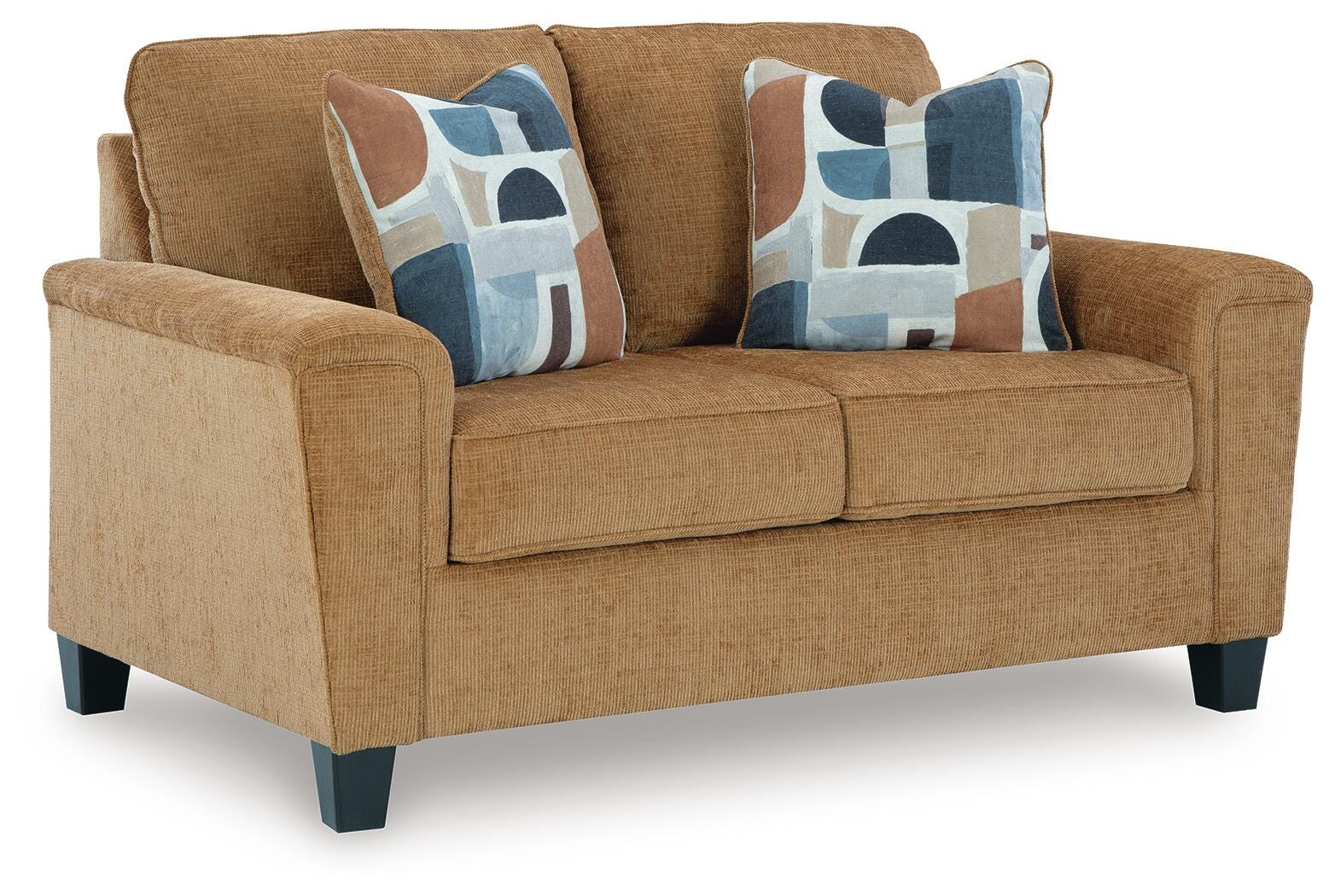 Erinslane Loveseat - Light Brown (1)