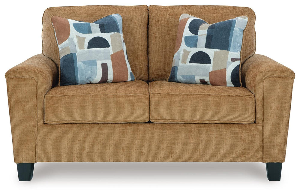 Erinslane Loveseat - Light Brown (3)