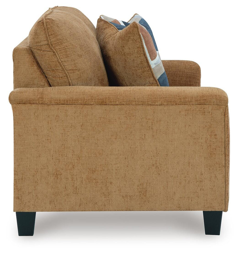 Erinslane Loveseat - Light Brown (4)