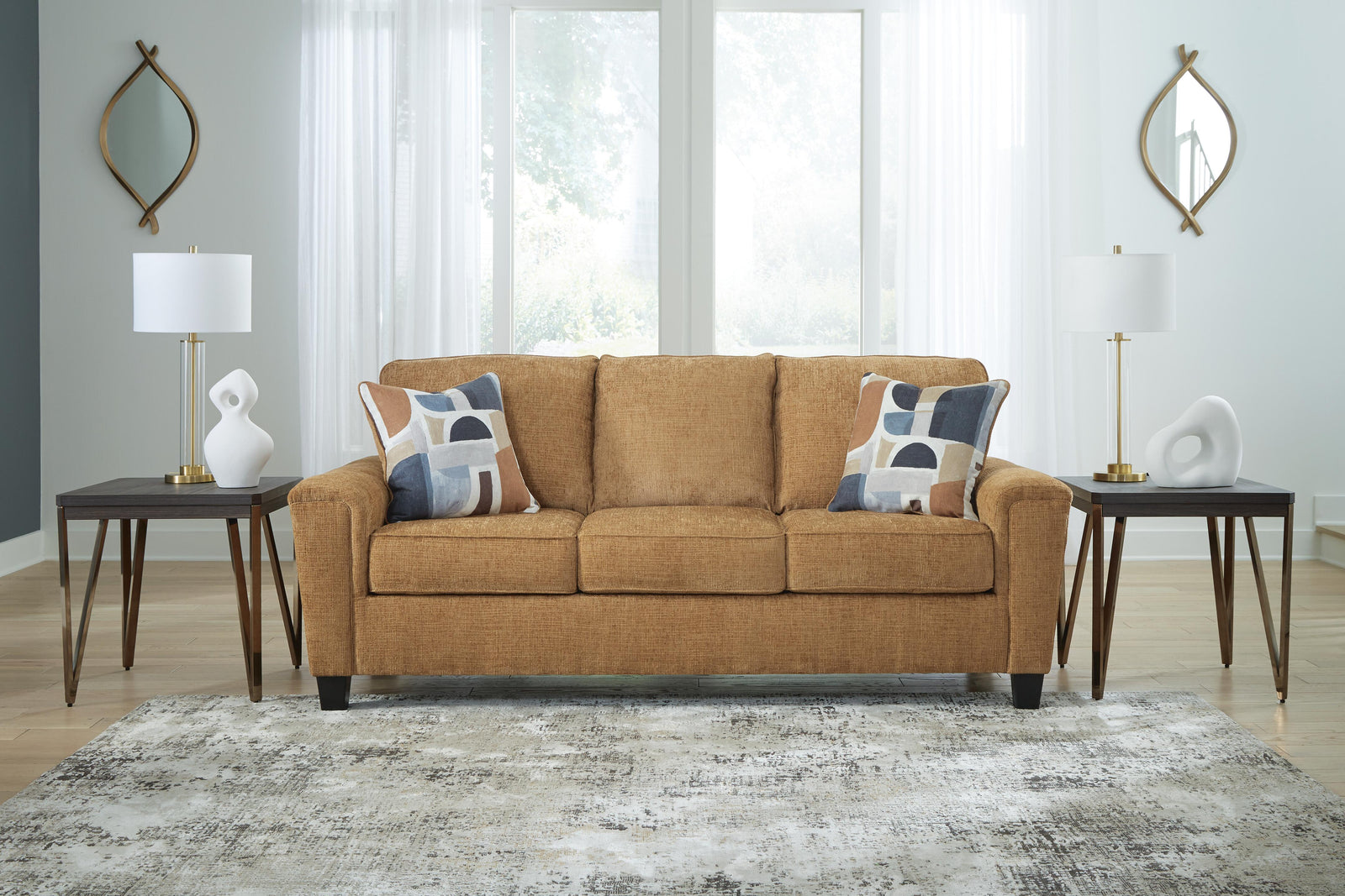 Erinslane Sofa - Light Brown (2)