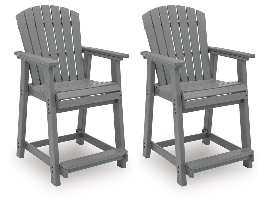 Sanctuary Beach - Barstool (Set of 2) - Dark Gray
