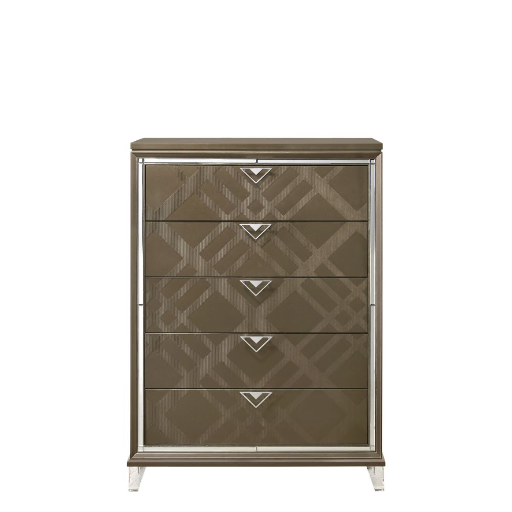 Skylar Chest in Dark Champagne