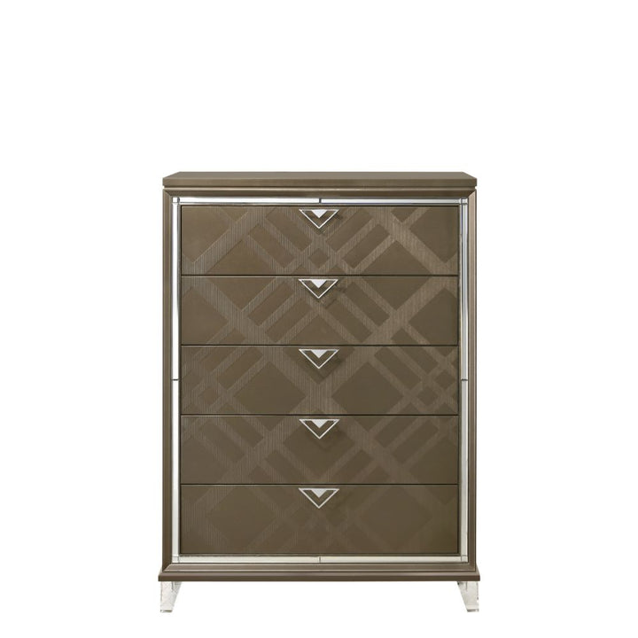 Skylar Chest in Dark Champagne