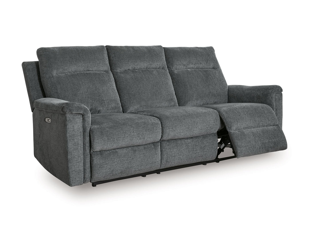 Barnsana - Power Reclining Sofa - Gravel