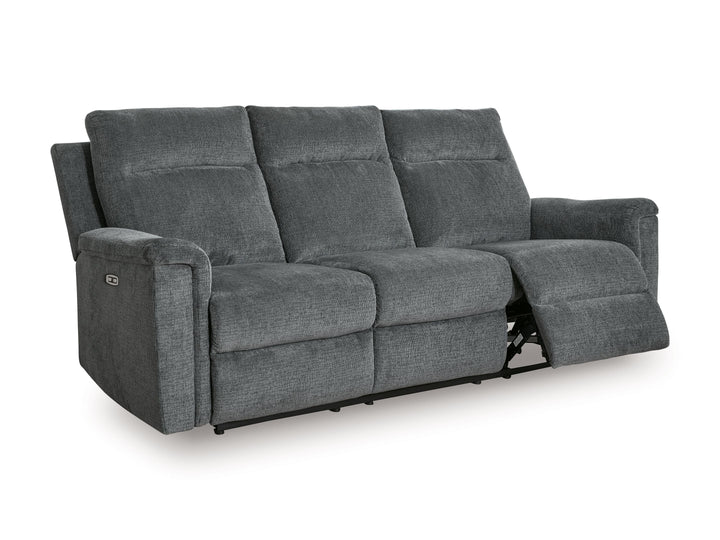 Barnsana - Power Reclining Sofa - Gravel