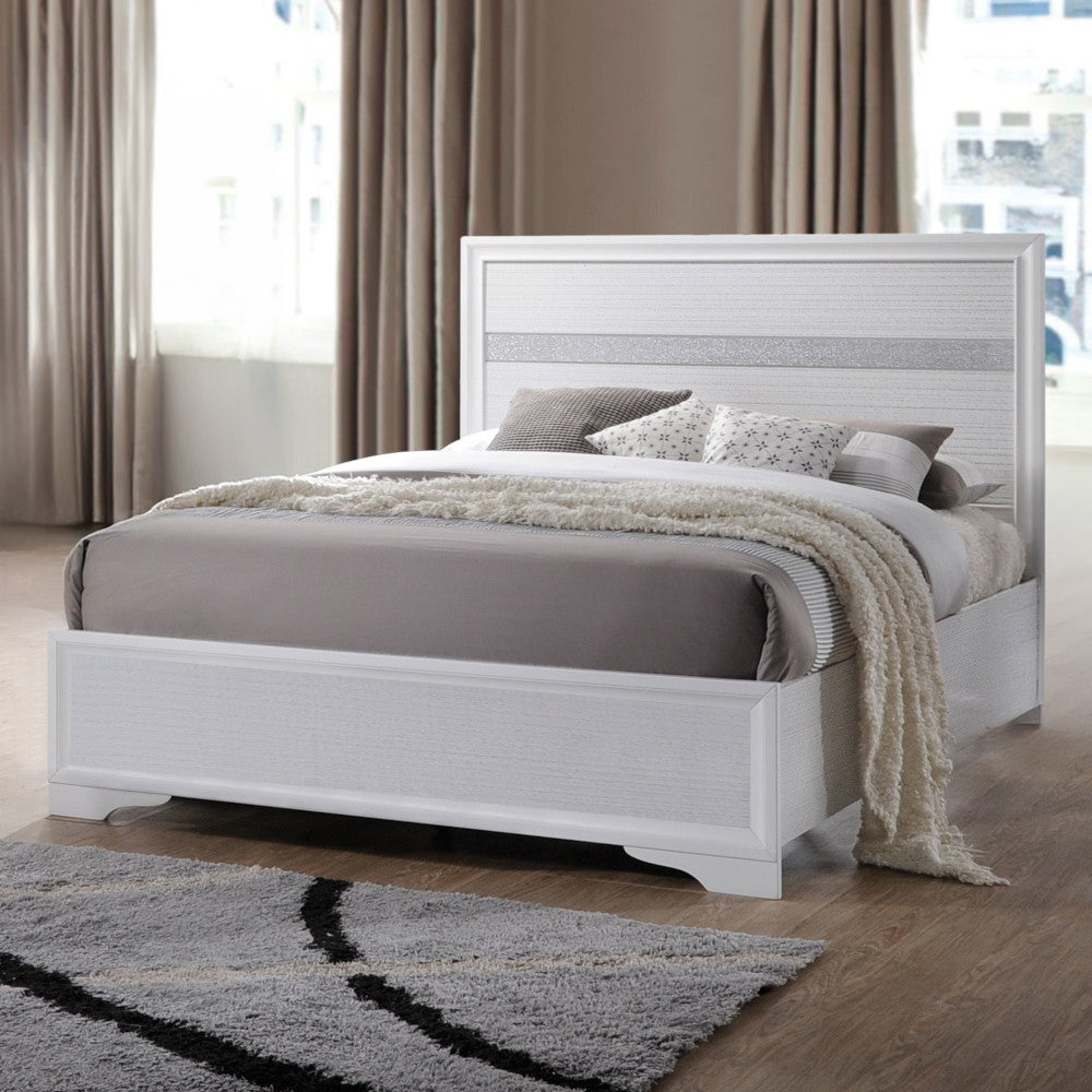 Naima Full Bed in White