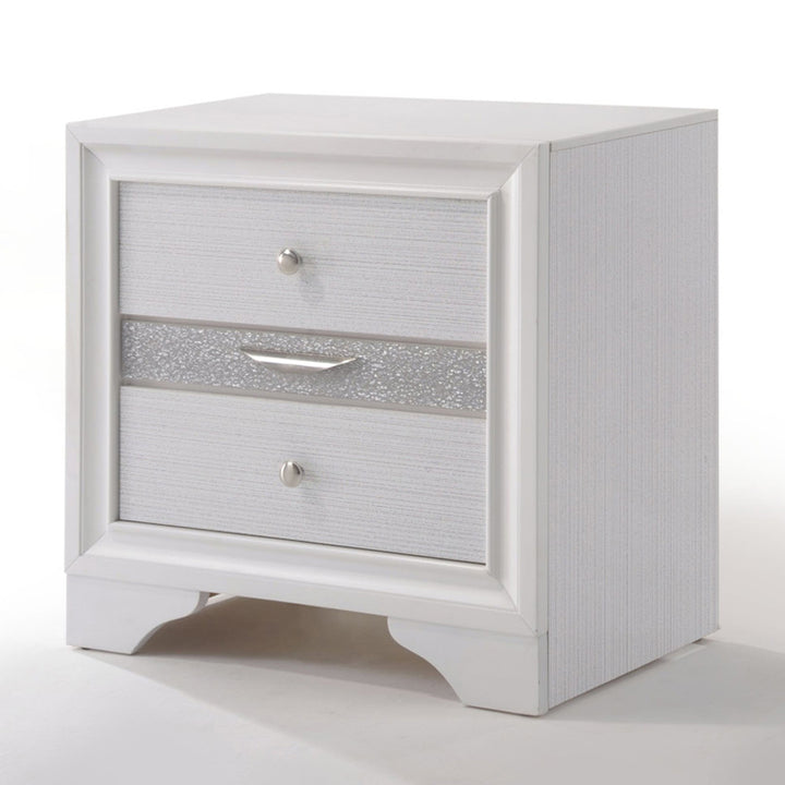 Naima Nightstand in White