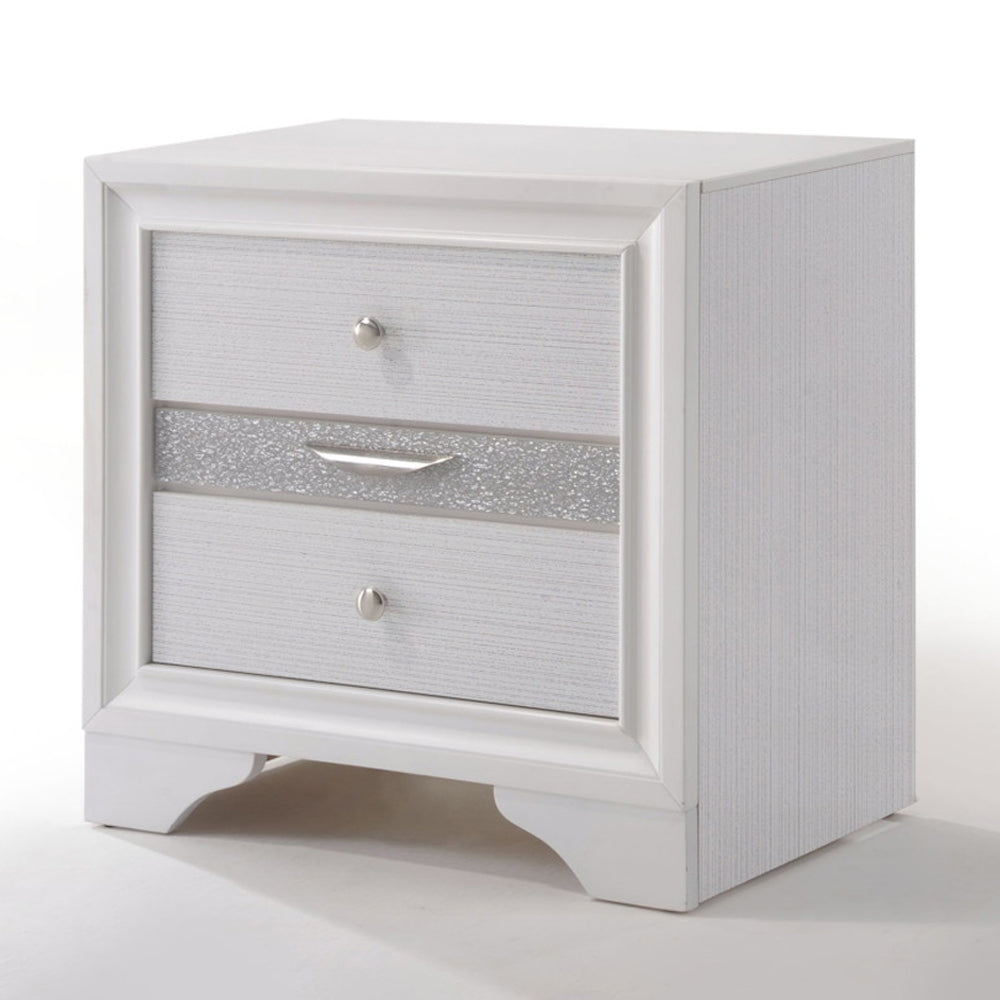 Naima Nightstand in White