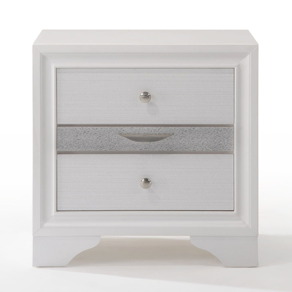 Naima Nightstand in White