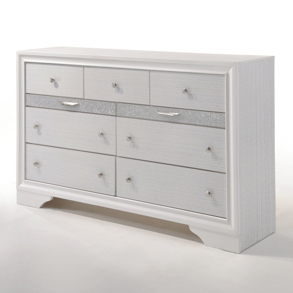 Naima Dresser in White