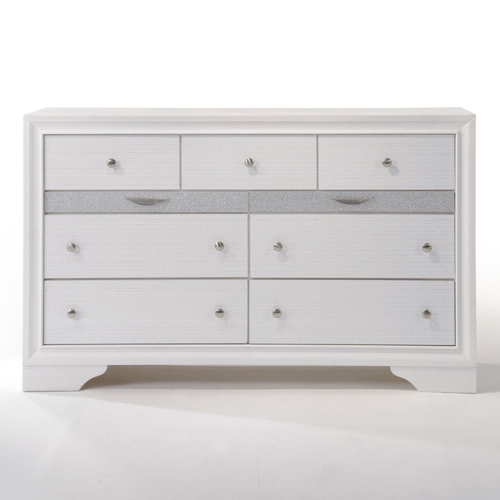 Naima Dresser in White