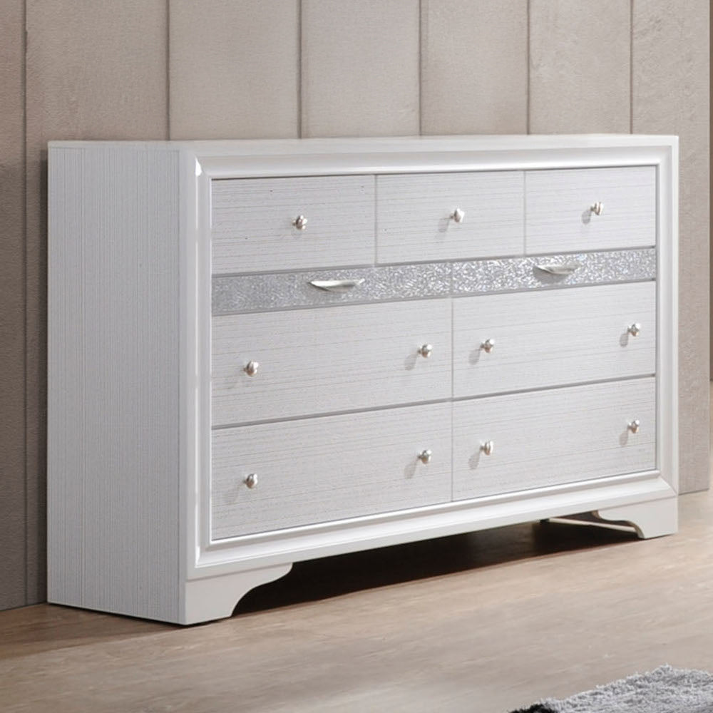 Naima Dresser in White