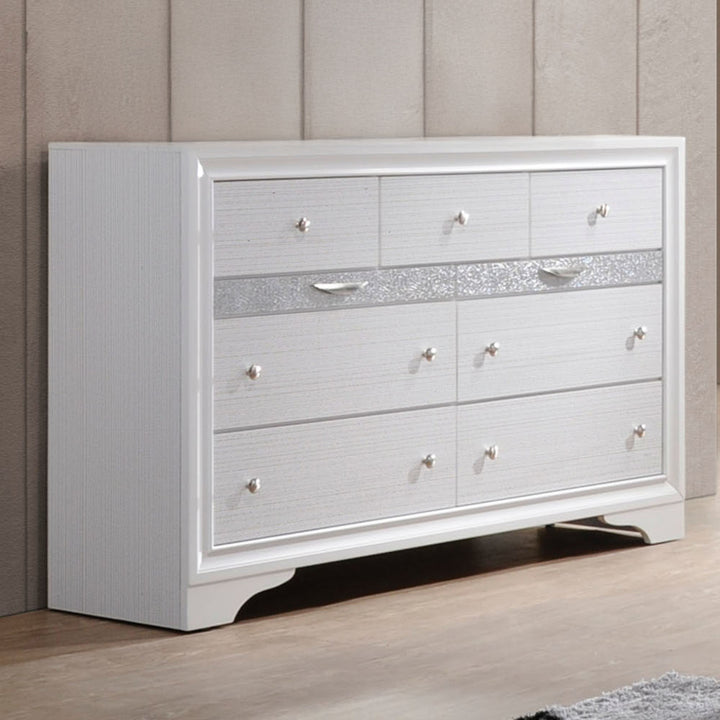 Naima Dresser in White