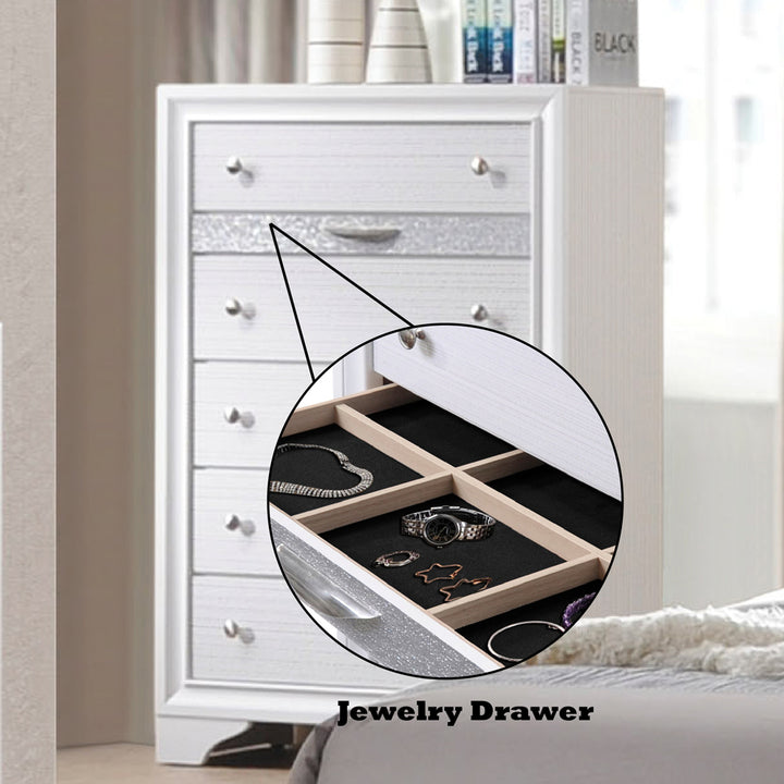 Naima Chest in White - features
