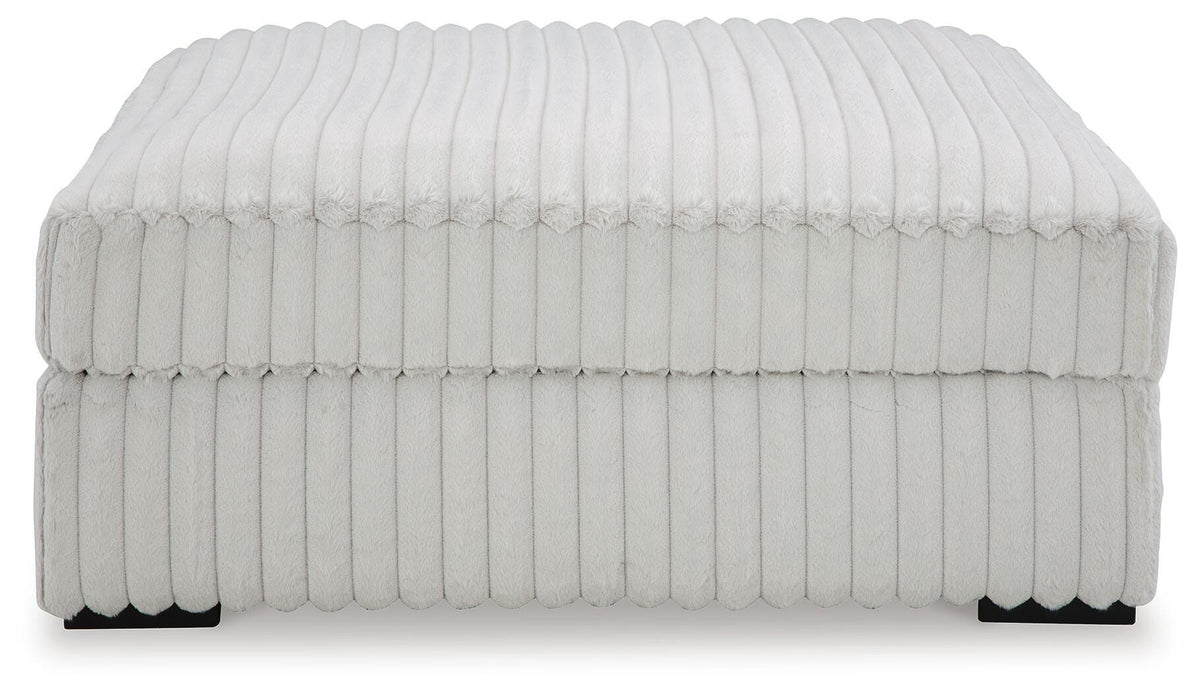 Stupendous 5-Piece Sectional and Ottoman - Alloy (2)