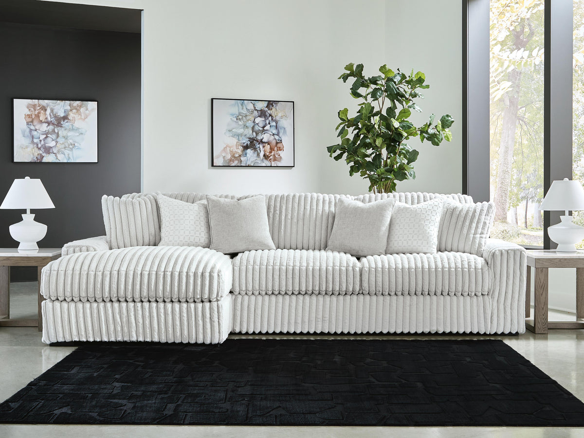 Stupendous 2-Piece Sectional with Chaise - Alloy (2)