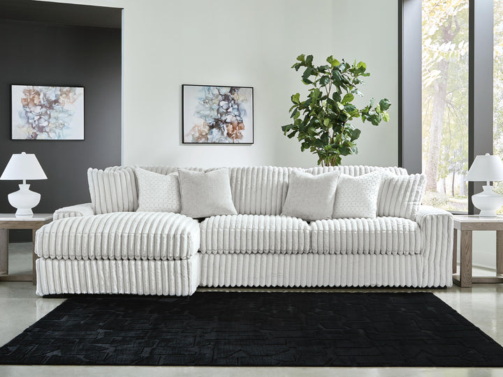 Stupendous 2-Piece Sectional with Chaise - Alloy (2)