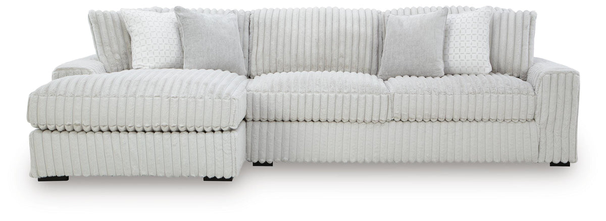 Stupendous 2-Piece Sectional with Chaise - Alloy (1)