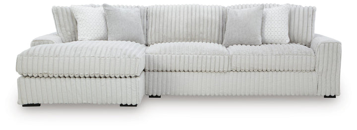 Stupendous 2-Piece Sectional with Chaise - Alloy (1)