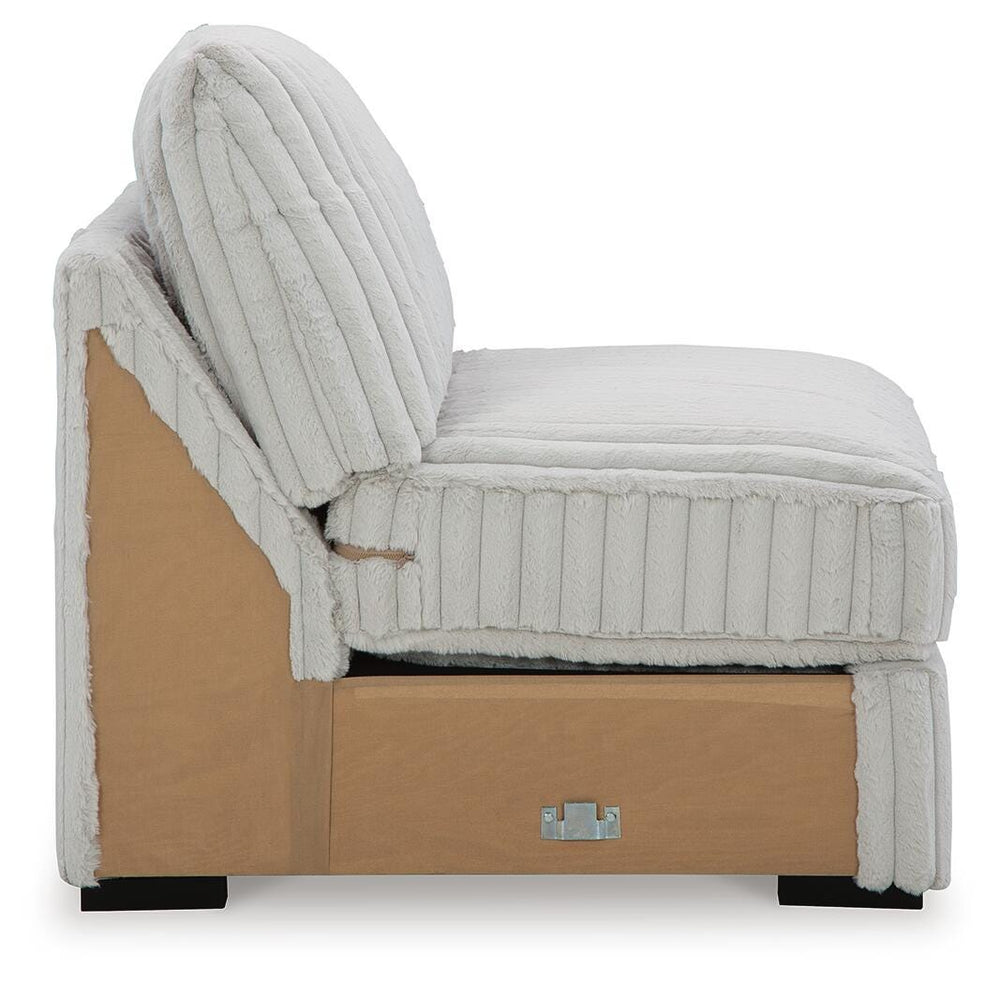 Stupendous 5-Piece Sectional and Ottoman - Alloy (7)