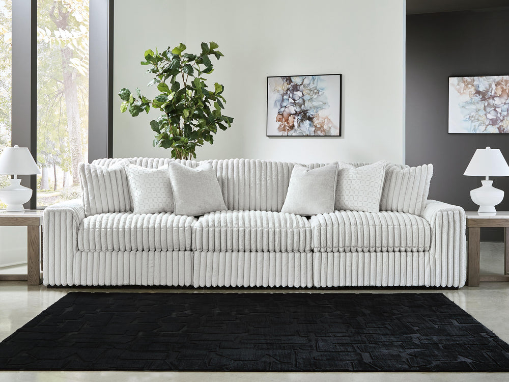 Stupendous 3-Piece Sectional Sofa - Alloy