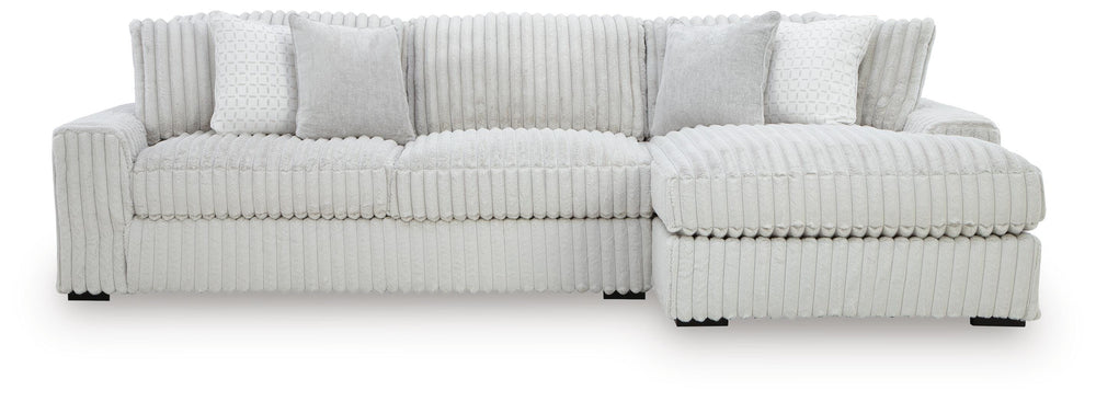 Stupendous 2-Piece Sectional with Chaise - Alloy (1)