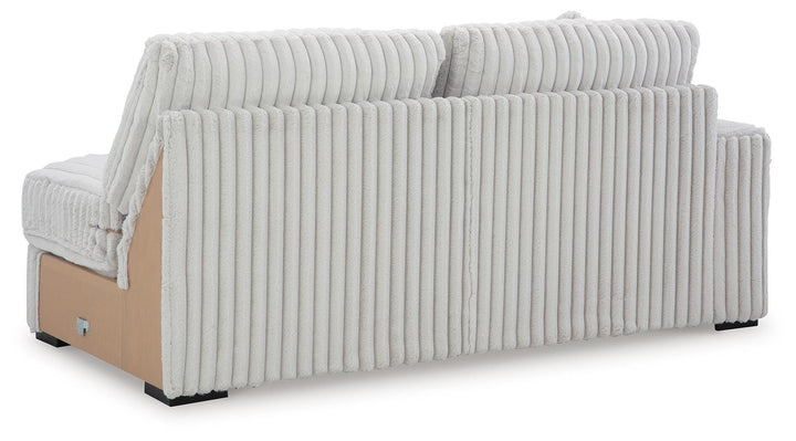 Stupendous 3-Piece Sectional and Oversized Chaise - Alloy (9)
