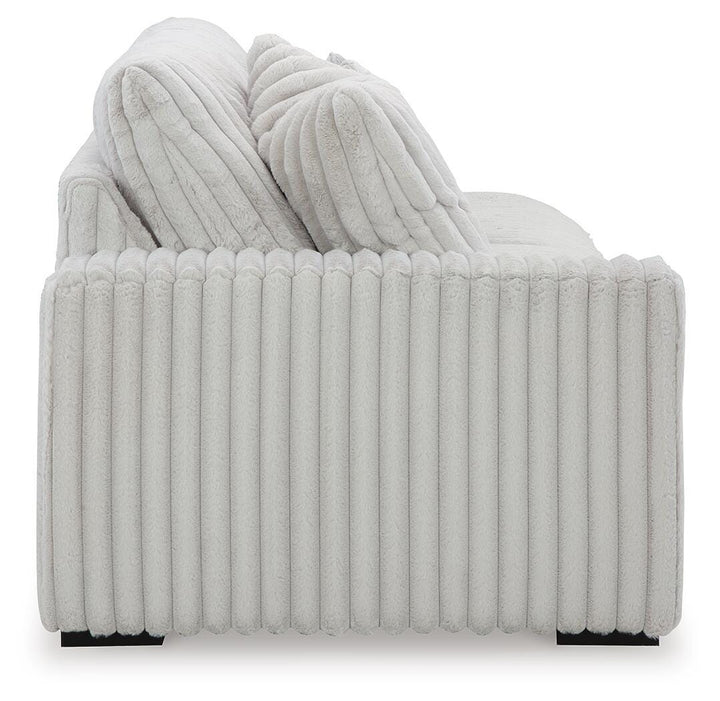 Stupendous 3-Piece Sectional and Ottoman - Alloy (4)