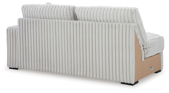 Stupendous 3-Piece Sectional and Oversized Chaise - Alloy (14)